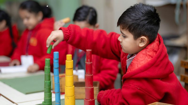Ejercicios Montessori para niños de 3 a 4 años